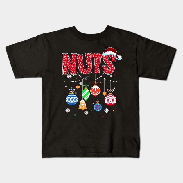 Funny Chest Nuts Matching Chestnuts Christmas Couples Nuts Kids T-Shirt by _So who go sayit_